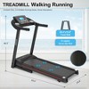 BestParts Foldable Treadmill with 12% Incline & Bluetooth App - 250lbs Capacity Home Fitness Machine - 3 of 4