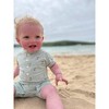 Gender Neutral Baby Boys Martingale Henley Romper - ME & HENRY - 2 of 2