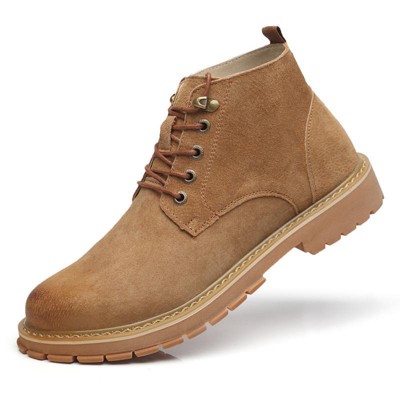 Santimon Men's Chukka Boots Motorcycle Casual Hiking Boot for Men