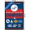 Trends International MLB Los Angeles Dodgers - Champions 23 Framed Wall Poster Prints - 3 of 4