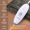 Heated Blanket, Reversible Flannel Electric Throw with 5 Heat Settings, Auto Shut Off - 3 of 4