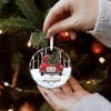 Engagement Gifts for Couples 2025, Our First Christmas Engaged Ornament Crystal Glass Keepsake - 4 of 4