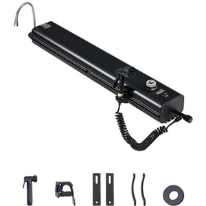VEVOR Roof Rack Water Tank, 4.5 Gal, Multi-Dispensing Outdoor Tank with 2 Splash-Guard Panels & T-slot, High-Capacity Aluminum Tank - 1 of 4