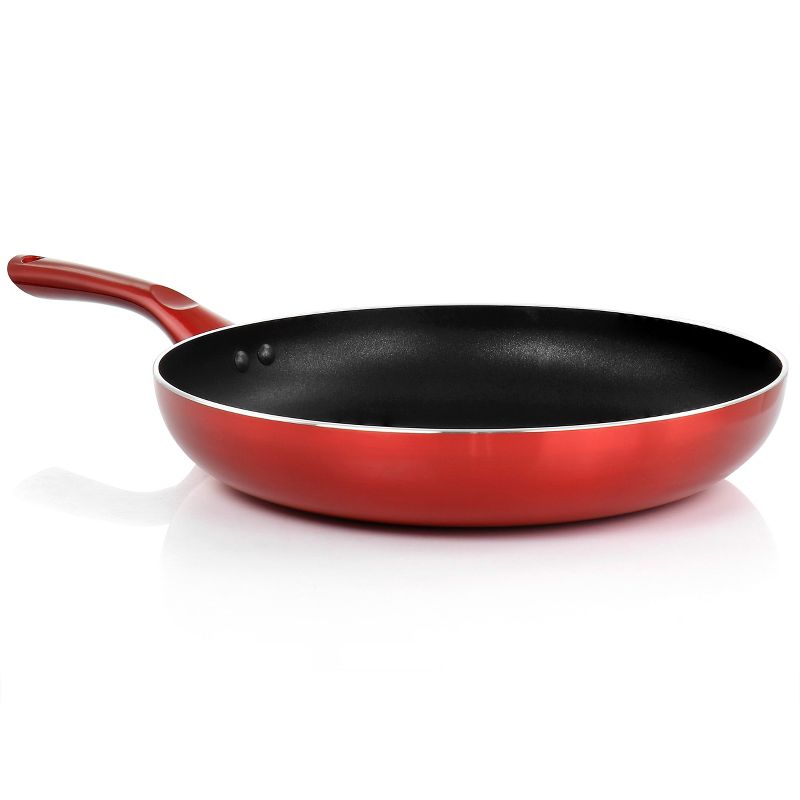 Better Chef Silver Metallic Non Stick Gourmet Fry Pan in Red, 2 of 10