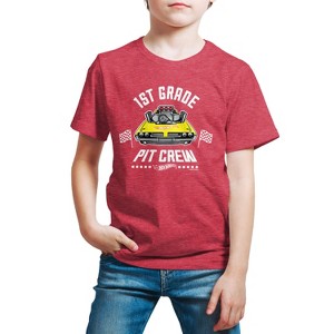 Boys' - Hot Wheels - Pit Crew 1st Grade Short Sleeve Graphic T-Shirt - 1 of 4