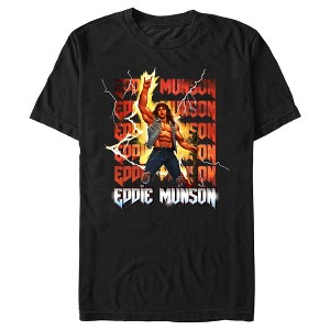 Men's Stranger Things Rockstar Eddie Munson T-Shirt - 1 of 4