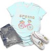 Simply Sage Market Spring Vibes Bicycle Short Sleeve Tee - 3 of 4