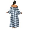 L I V D Women's Zoe Flannel Maxi Dress - 3 of 3