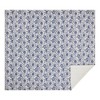 Dorset, Farmhouse Quilt Reversible Floral, King, Navy, 105x95 VHC Brands - 3 of 4