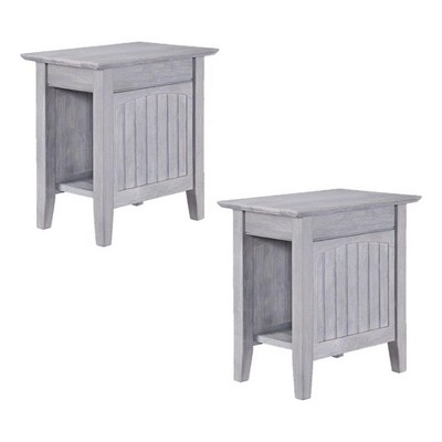 AFI Furnishings Nantucket Chair Side Table Set of 2 DW