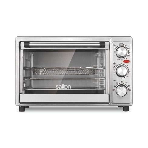 Salton Stainless Steel Air Fryer Toaster Oven Silver