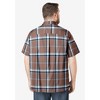 KingSize Men's Big & Tall Short-Sleeve Plaid Sport Shirt - 3 of 4