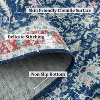 Acekool 4x6 Washable Vintage Rug - Boho Floral Non-Slip Indoor Carpet for Bedroom & Kitchen - 2 of 4