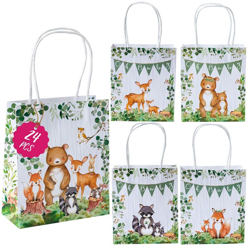 Kate Aspen Woodland Baby Shower Gift Bag (Set of 24) | 28644NA, 1 of 10