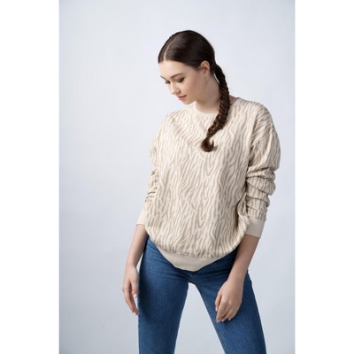 Shiraleah Kirsten Animal Print Sweatshirt
