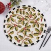 Saro Lifestyle Elegant Beaded Holly Leaves Placemat (Set of 4), 15", Multicolored - image 4 of 4