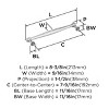 Amerock Enlivity Pull for Cabinets, Drawers, and Furniture - 3 of 4
