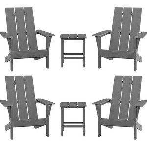 ALAULM Adirondack Chairs Set,Outdoor Chairs, Chairs with Coffee Table or Fire Pit,Widely Used in Patio, Lawn, Garden,Pool and Deck - 1 of 4