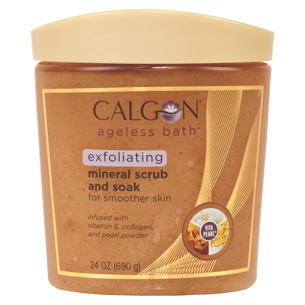 UPC 815890010226 product image for Calgon Ageless Bath Exfoliating Mineral Scrub and Soak for Smoother Skin - 24oz | upcitemdb.com