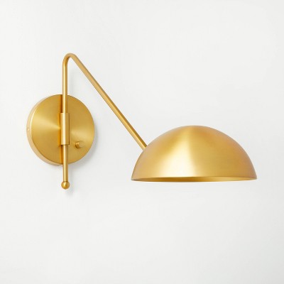 Metal Wall Sconce (includes Led Light Bulb) Brass - Threshold