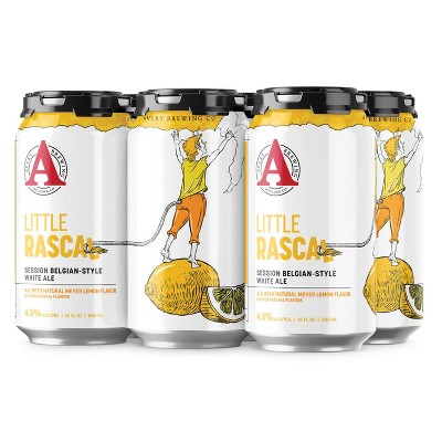 Avery Brewing Little Rascal Belgian Wit - 6pk/12 fl oz Cans