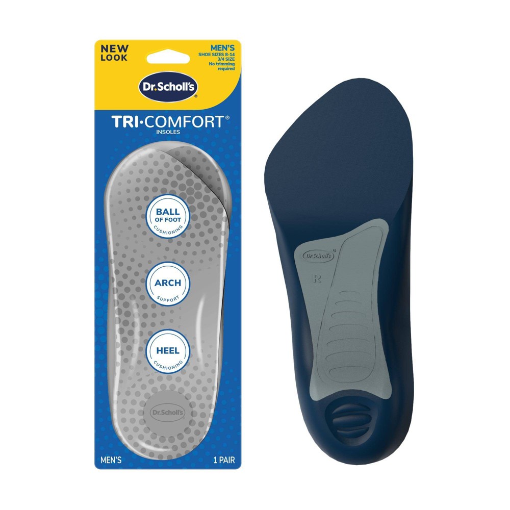 UPC 011017569886 product image for Dr. Scholl's Comfort Tri-Comfort Insoles for Men - Size (8-12) | upcitemdb.com