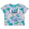 Ladies Lilo and Stitch Shirt - Ladies Classic Lilo and Stitch Fashion Tee - Disney Lilo and Stitch Short Sleeve Tie Dye Tee - 2 of 4