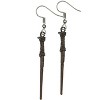 Harry Potter Lightning Deathly Hallows and Harry Potter Wand 3 Pack Earrings Set - 2 of 4