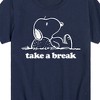 Boys' - Peanuts - Take A Break Short Sleeve Graphic T-Shirt - 2 of 4