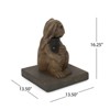 VisioGear Umbrella Stand, Patio Rabbit Shape Umbrella Base for Yard Poolside, Brown, 13.5"*13.5"*16.25" - 2 of 4