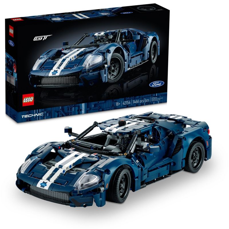 LEGO Technic 2022 Ford GT Car Model Set 42154, 1 of 10