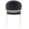 NicBex Modern Accent Chair with Metal Legs, Velvet Contemporary Desk Chair, Living Room Chair for Office, Home, Small Spaces - 4 of 4