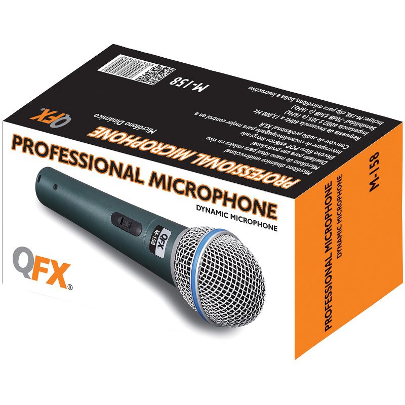 QFX® M-158 Professional Unidirectional Dynamic Microphone, 2 of 5
