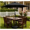 Ainfox 7.5ft Patio Umbrella Outdoor Umbrella Market Umbrella Beach Umbrella With Umbrella Base - 2 of 4