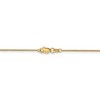 Black Bow Jewelry 0.95mm, 14k Yellow Gold, Diamond Cut Cable Chain Necklace - image 4 of 4