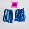 2pk 30" x 60" Print and Stripe Cotton Beach Towels - Great Bay Home - 2 of 4