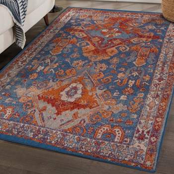 Luxe Weavers Moroccan Floral Area Rug for Living Room