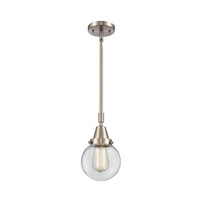 Beacon - 1 Light Stem Hung Mini Pendant In Industrial Style-10.63 Inches Tall and 6 Inches Wide