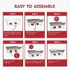 Alpha Living Large 33-Pcs Disposable Chaffing Buffet with-Covers, Utensils, Fuel Cans – Premium Chafing Dish Set for Events, Parties, Catering - 4 of 4
