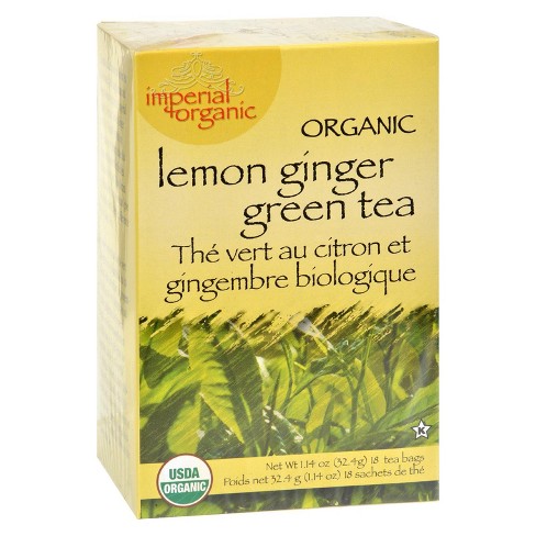 Uncle Lee's Tea Organic Imperial Lemon Ginger Tea - 1 Box/18 Bags : Target