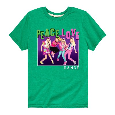 JoJo Siwa Peace Love Dance Short Sleeve Graphic T-Shirt - Kelly Green - 3T