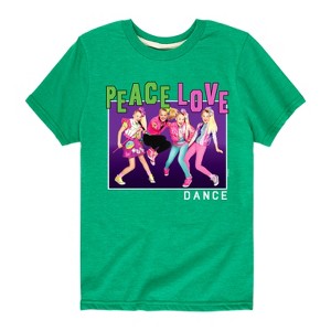 JoJo Siwa Peace Love Dance Short Sleeve Graphic T-Shirt - Kelly Green - 3T - 1 of 3