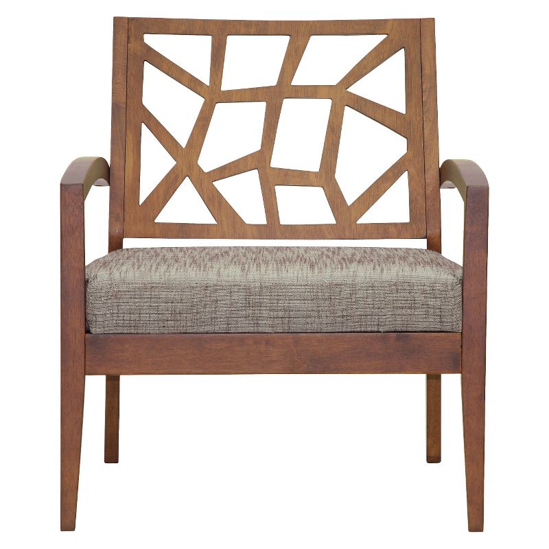 Jennifer Modern Lounge Chair Gray - Baxton Studio, 4 of 6