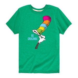 Boys' - Dr. Seuss - Cat in The Hat Be Original Short Sleeve Graphic T-Shirt - 1 of 4