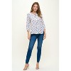 WEST K Women's Sophia Three Quarter Sleeve Blouse - 4 of 4