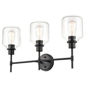 Millennium Lighting 3 - Light Vanity in  Matte Black - 1 of 2