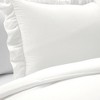 Lush Decor Reyna Ultra Soft Oversized Comforter Pure White 2Pc Set Twin-Xl - 3 of 4