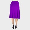 24seven Comfort Aapparel Maternity Elastic Waist A Line Knee Length Skirt - 3 of 4