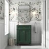 Okak Modern Freestanding Bathroom Vanity with Sink Combo,Solid Wood Bathroom Storage Cabinet with 2 Doors & Tip-out Drawer - 2 of 4