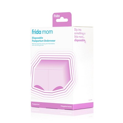 Frida Mom Disposable Postpartum Underwear Boy Shorts Briefs - Regular 8ct